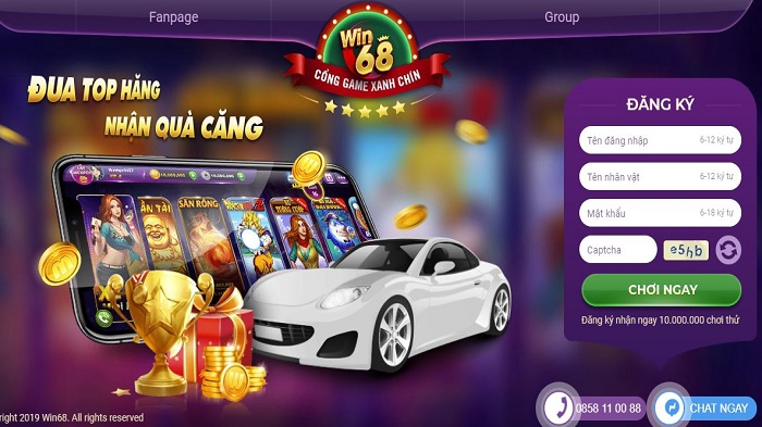 Win68 cổng game bài online vip uy tín số 1